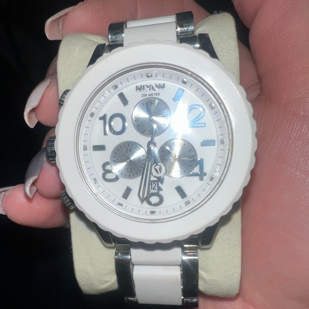 Nixon White Watch